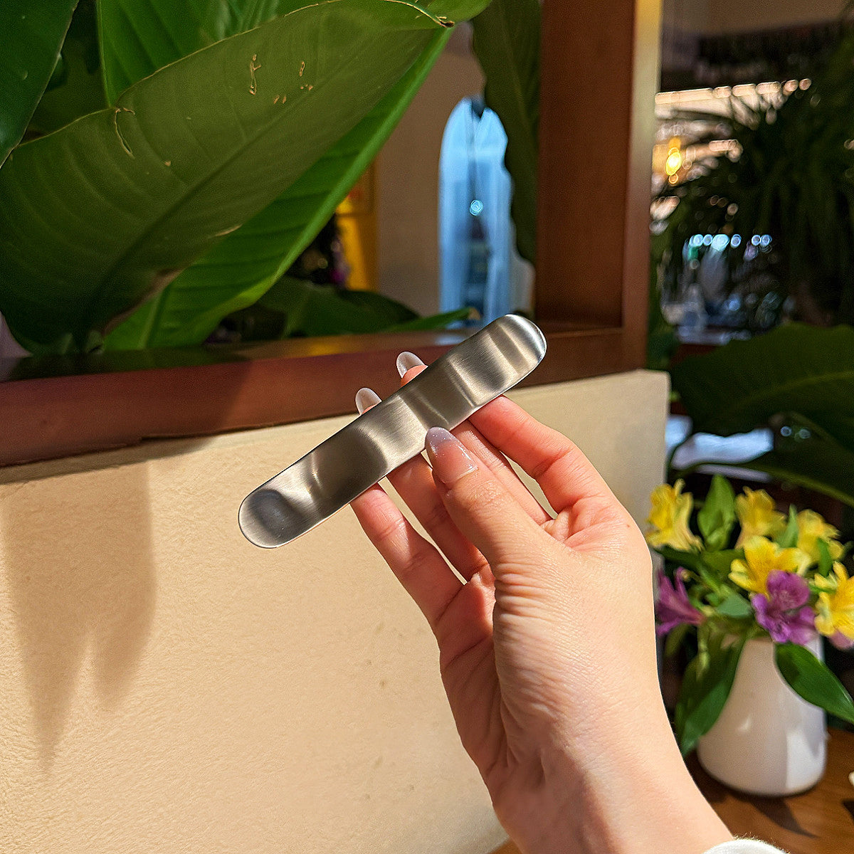 Wave Design Dessert Spoons - Durable Stainless Steel for Cakes & Ice Cream