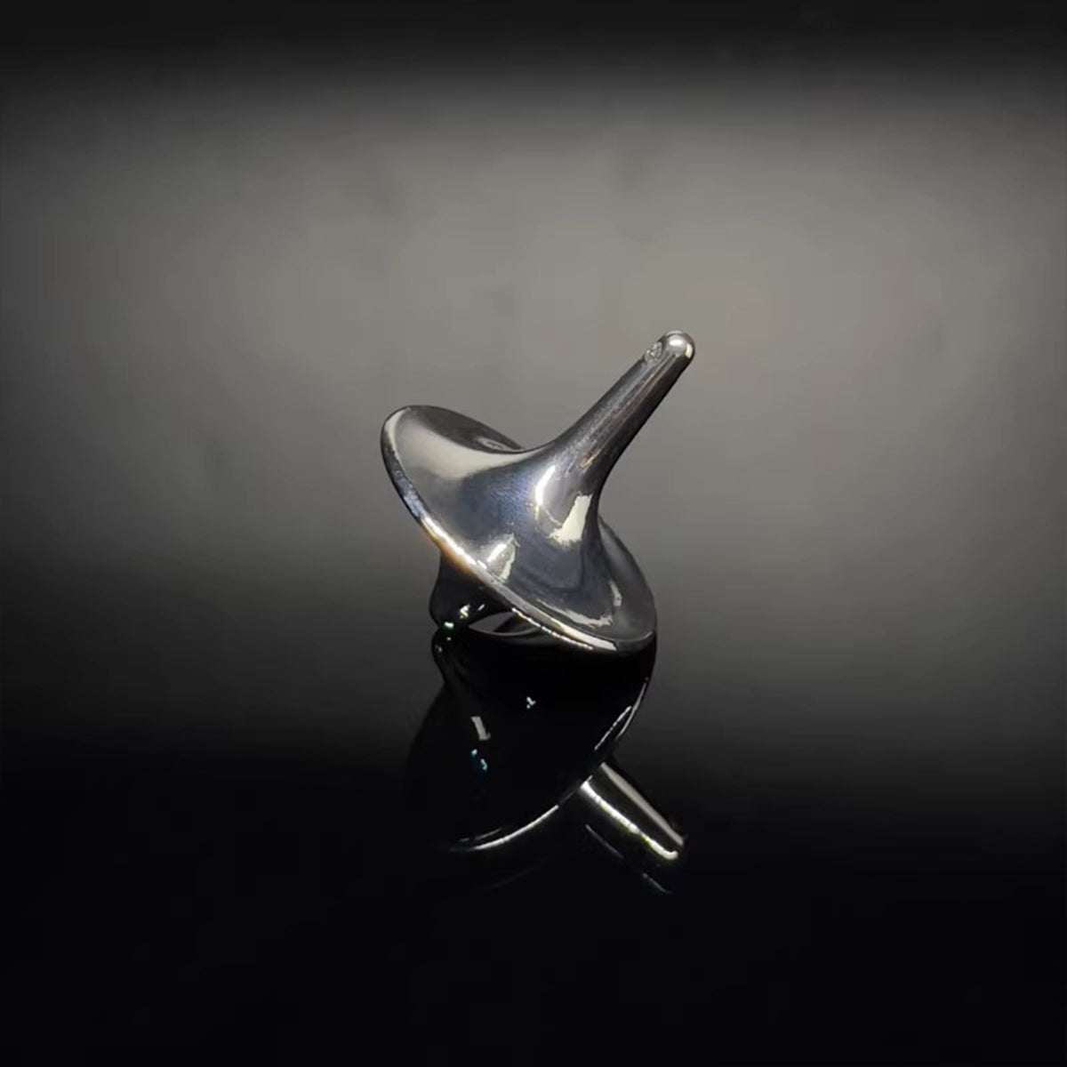 Inception Spinning Top EDC Fidget Toy - Alloy Metal Finger Spinner, Movie Replica Black Tech Stress Reliever for Adults