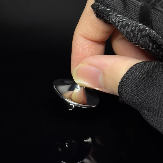 Inception Spinning Top EDC Fidget Toy - Alloy Metal Finger Spinner, Movie Replica Black Tech Stress Reliever for Adults